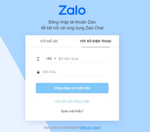 Zalo web login - Cách đăng nhập zalo trên web bằng số điện thoại