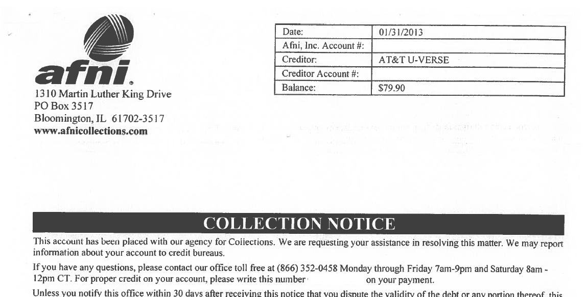 The AT&T bill that wouldn’t die; why would the telco giant send 3 collection firms after $70?