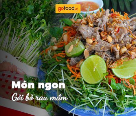 cách làm nước sốt bò trộn rau mầm