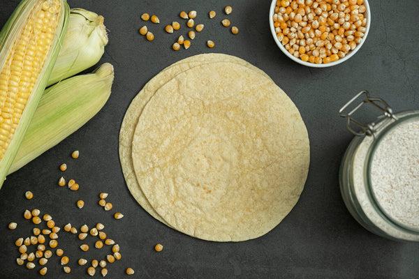 calories in 8 inch flour tortilla