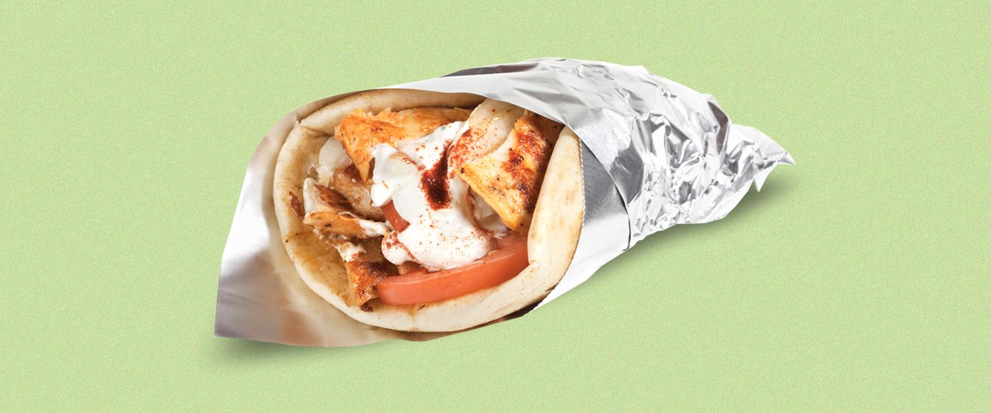 calories in a gyro wrap