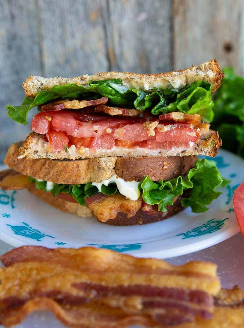 calories in blt on wheat