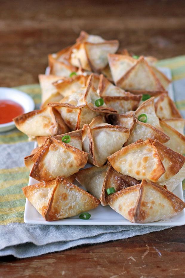 calories in crab rangoon fried