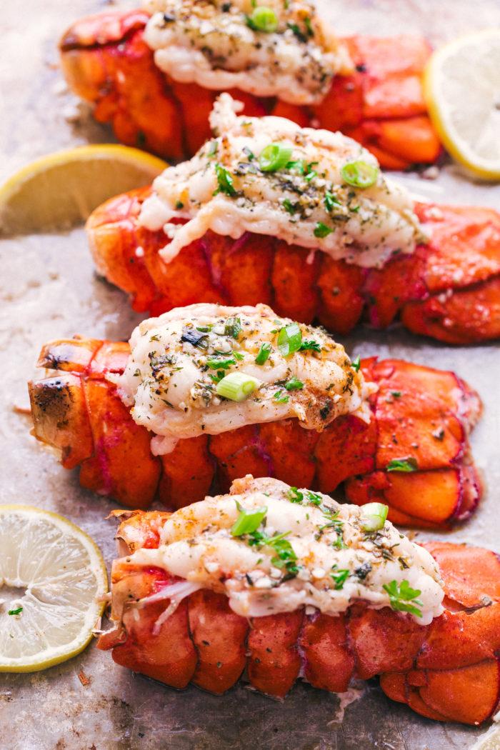 calories in lobster tail with butter