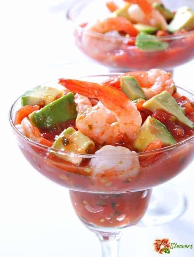 calories in mexican shrimp cocktail