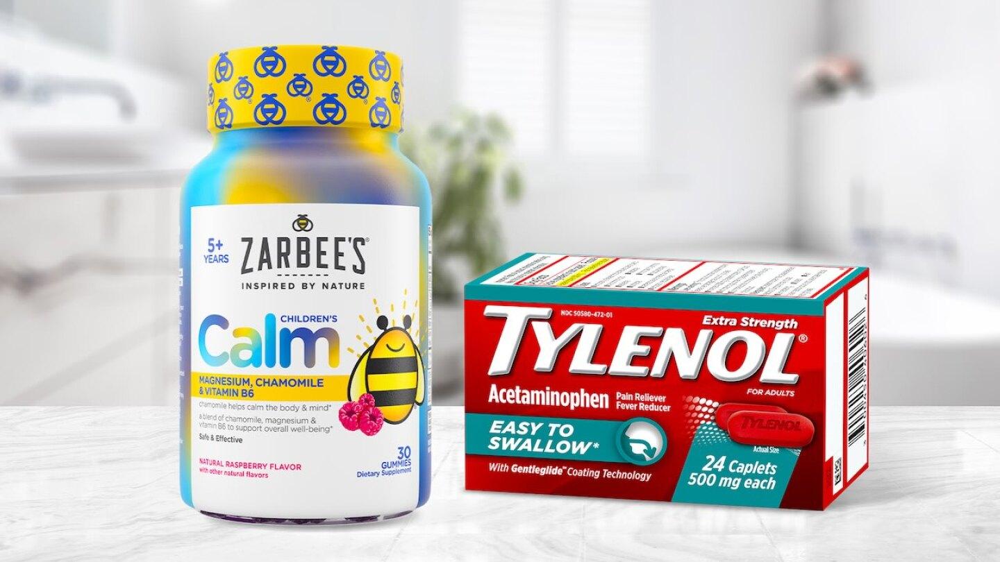 can a child take zarbee's and tylenol