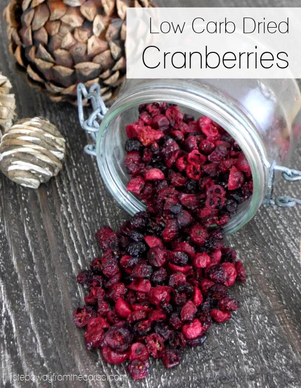 can you eat dried cranberries on keto