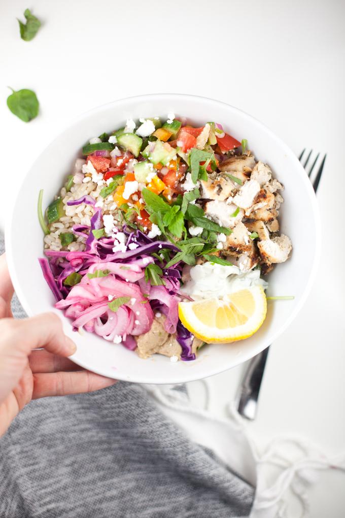 cava greens and grains bowl calories