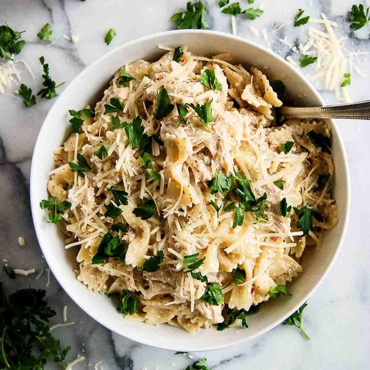 crockpot bdubs parmesan chicken pasta