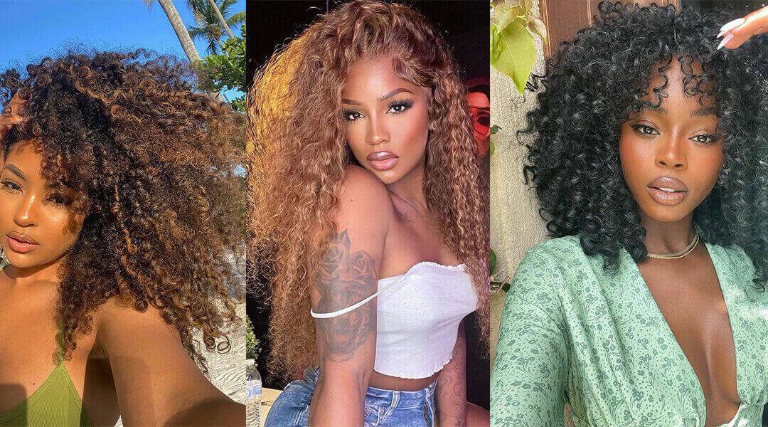 different curl patterns for wigs