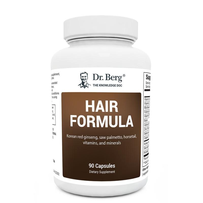 dr berg's hair formula before and after