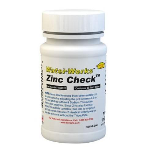 drinking water testing for zinc