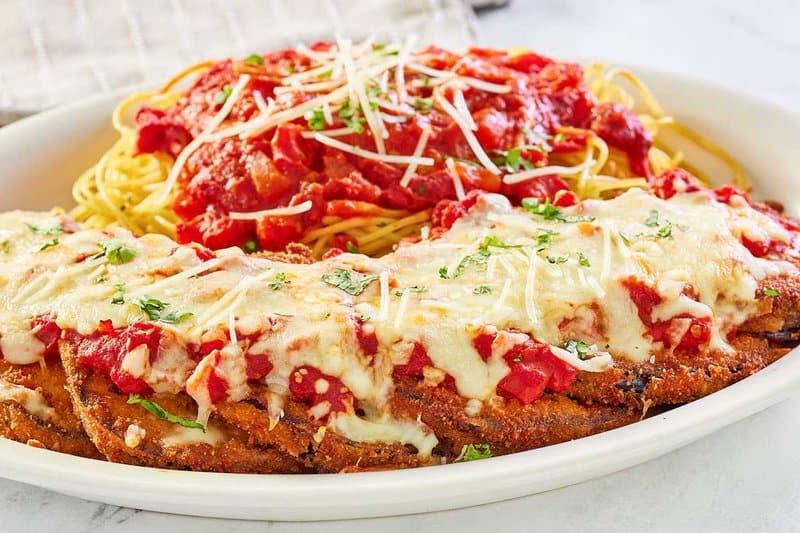 eggplant parmigiana olive garden calories