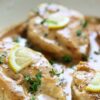 Chicken with Lemon Garlic Cream Sauce