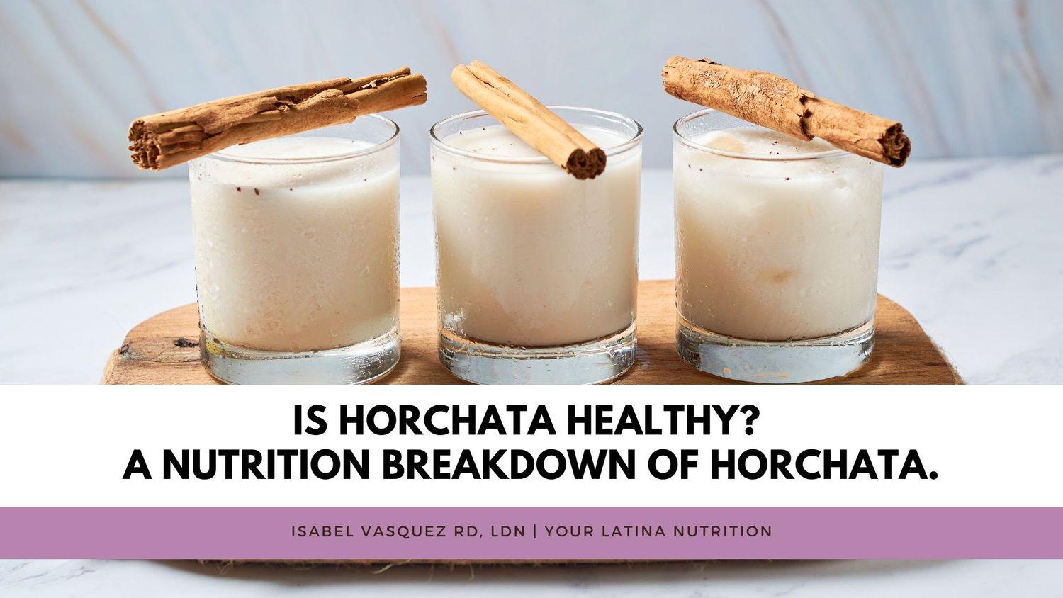 how many calories does horchata have