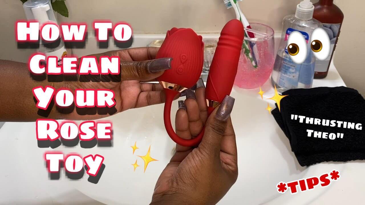 how to clean your rose toy