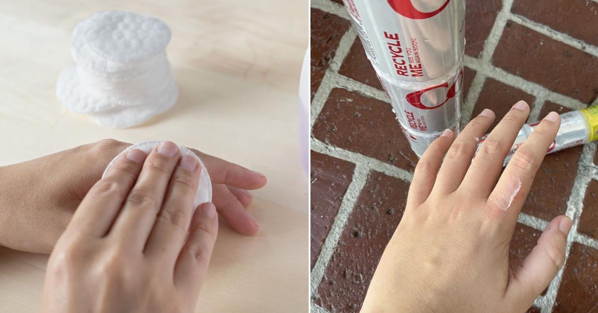 how to get pvc glue off hands