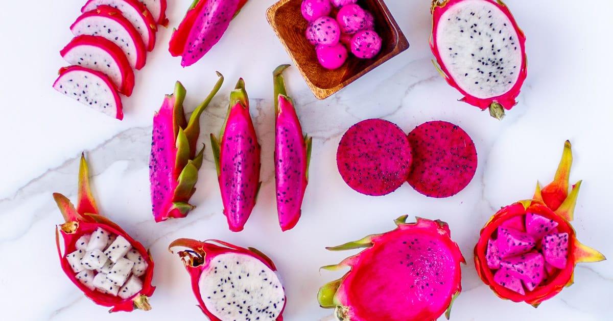 how to peel a dragonfruit