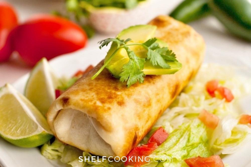 how to reheat chimichanga in oven