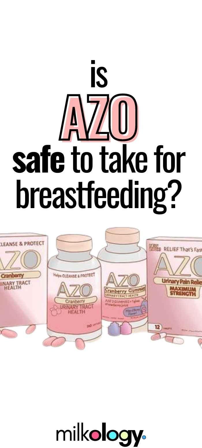 i took azo while breastfeeding