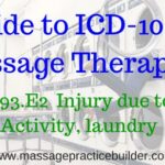 ICD -10 codes for Massage Therapists