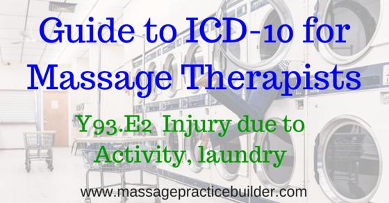 icd 10 code for massage therapy