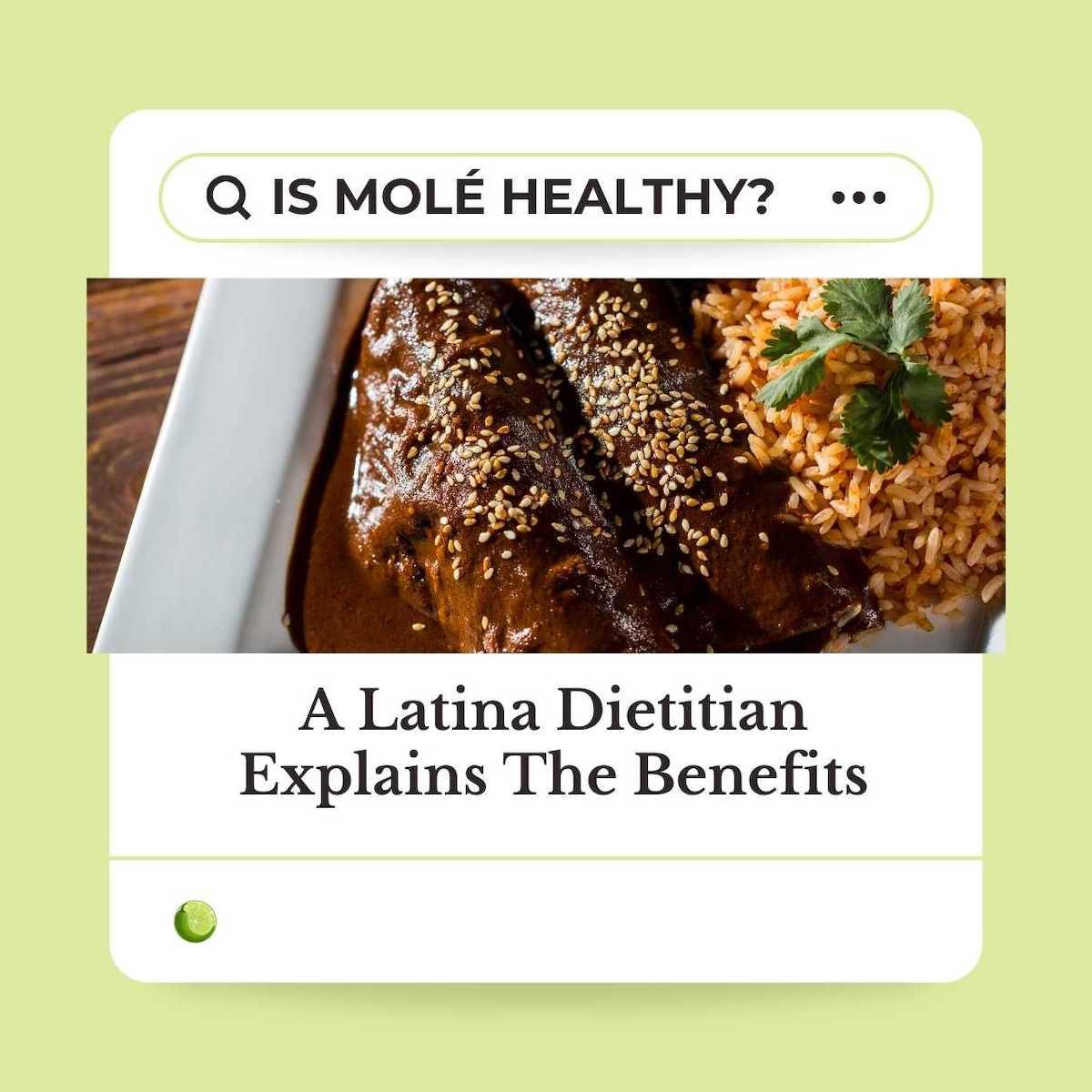 is mole healthy to eat