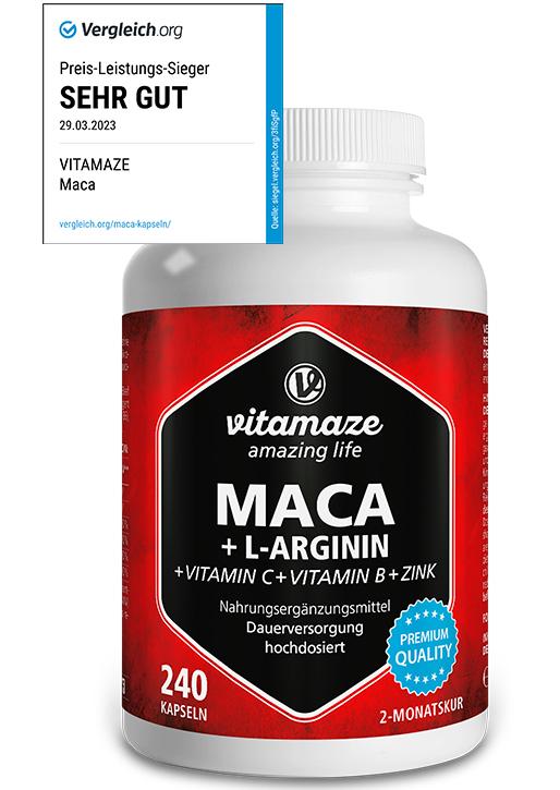 l-arginine and maca benefits