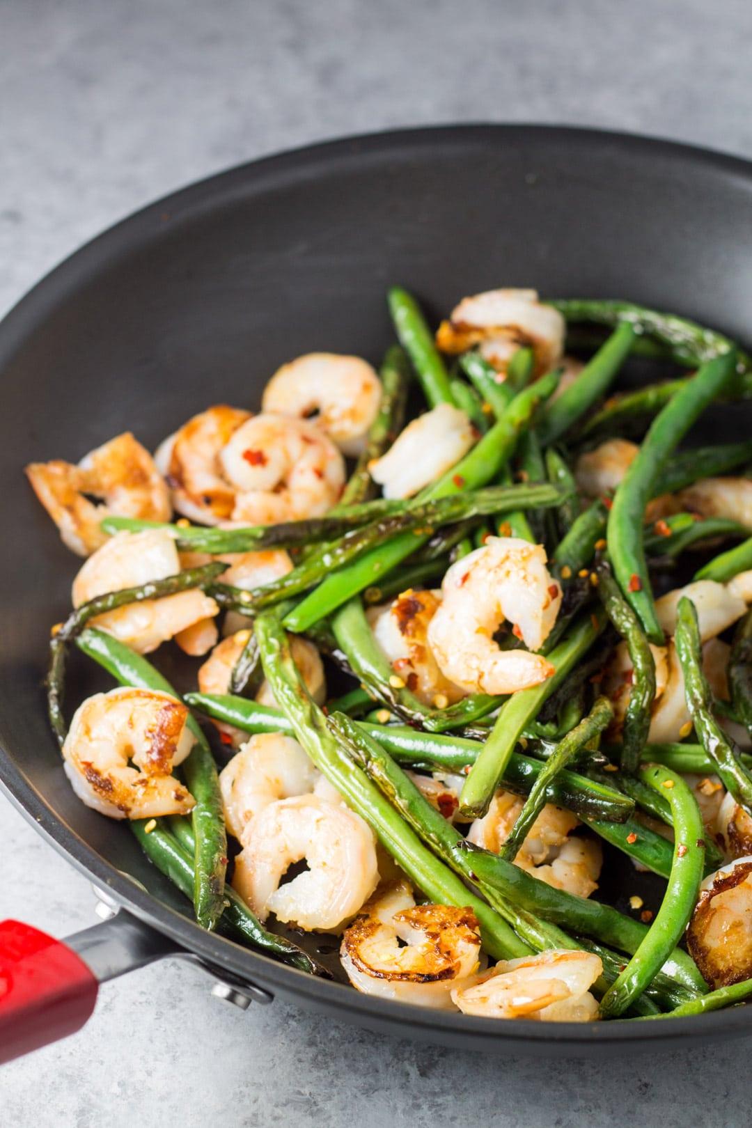 low fodmap shrimp stir fry