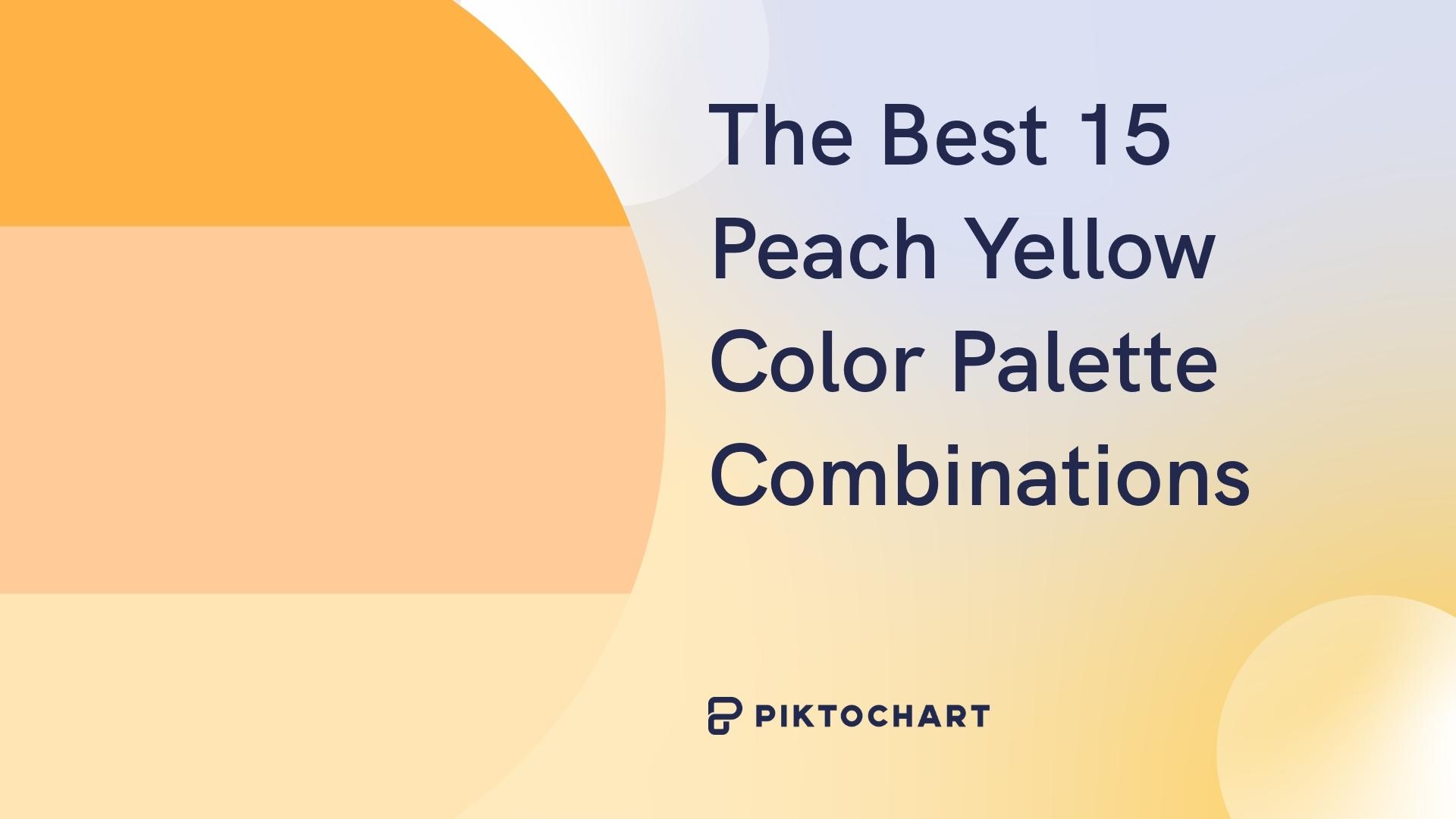 peach and yellow make what color