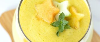 Pineapple Cucumber Ginger Lemon Detox Smoothie For Weight Loss