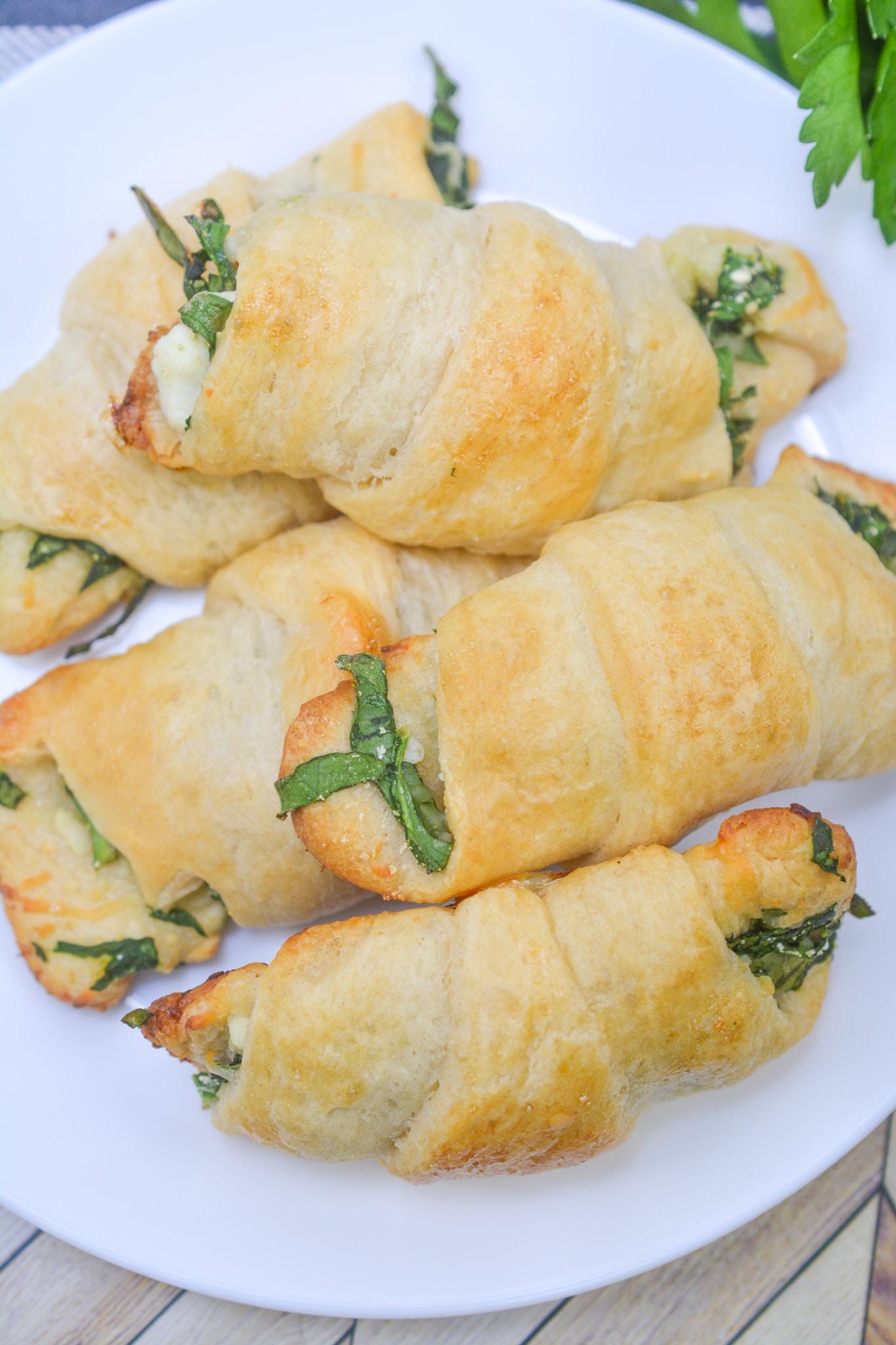 spinach and feta crescent rolls