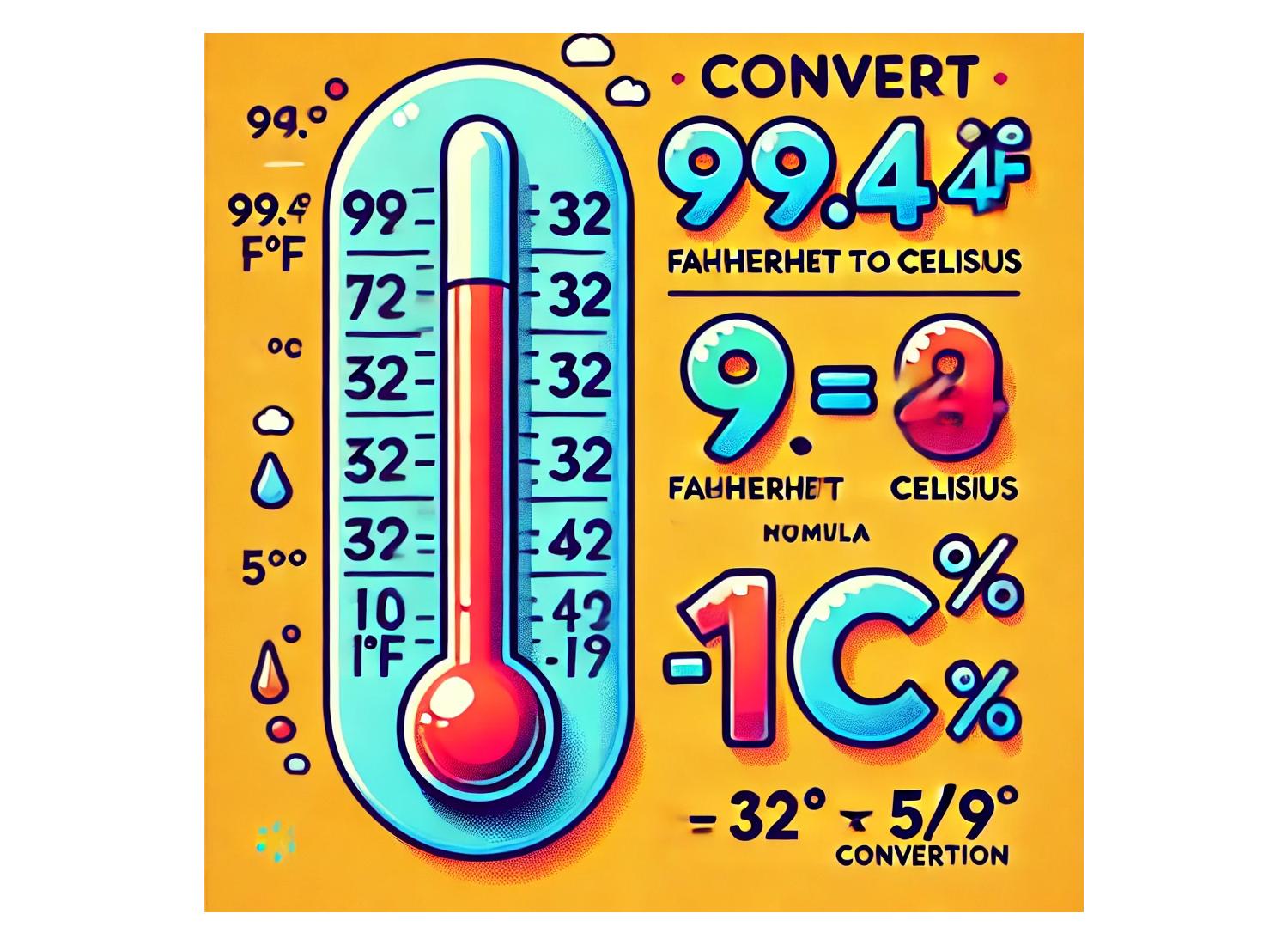 what is 99.4 in celsius