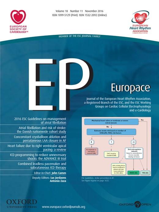 Flecainide–metoprolol combination reduces atrial fibrillation clinical recurrences and improves tolerability at 1-year follow-up in persistent symptomatic atrial fibrillation